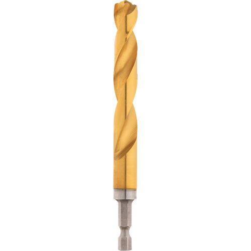 Foret Shockwave, 1/2", Titane, Cannelure 3-21/64, Pointe de 135° Cantin et fils