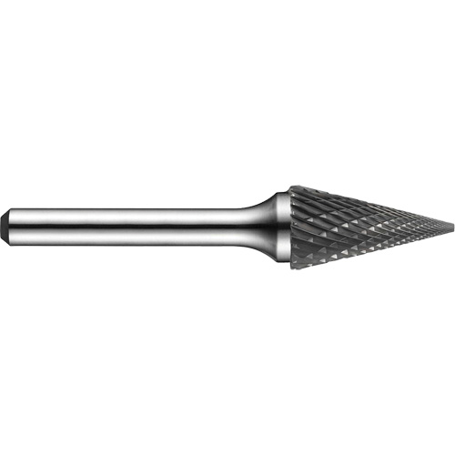 Double-Cut Rotary Burr, SM-50, 1/4" Dia., 1/4" Shank, 1/2" Depth of Cut Cantin et fils