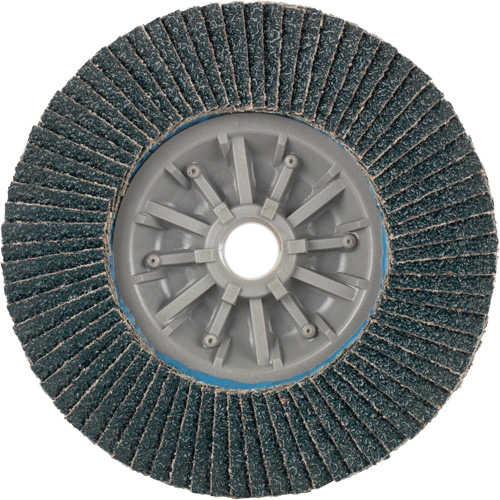 Disque &agrave; lamelles Long Life C-Trim, 4-1/2" x 5/8"-11, Type 27, Grain 40, Alumine de zirconium Cantin et fils