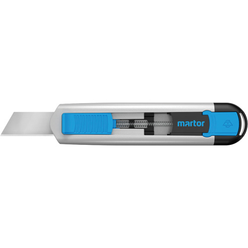 SECUNORM 540 Retractable Knife with Styropor Blade No. 17940, 36 mm, Stainless Steel, Heavy-Duty, Aluminum Handle Cantin et fils