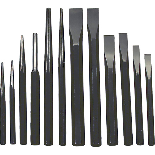 IPC-12 Jeu de poinçons et ciseaux surdimensionn&eacute;s, 12 morcea Cantin et fils