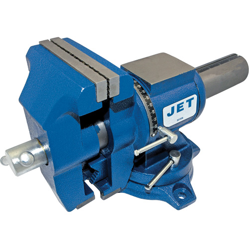 Multi-Purpose Heavy-Duty Vise, 5" Jaw Width, 3" Throat Depth Cantin et fils