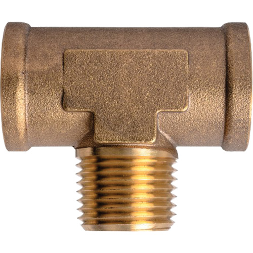 Raccords en &eacute;querre en t&eacute; m&acirc;les extrud&eacute;s, Laiton, 1/2" Cantin et fils