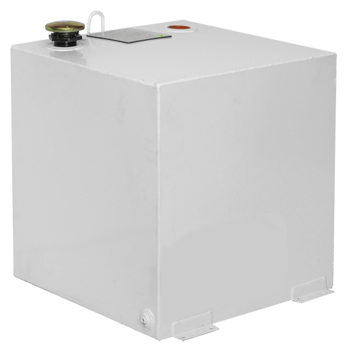 Steel Fuel Transfer Tank, Steel, 50 gal. Capacity, White Cantin et fils