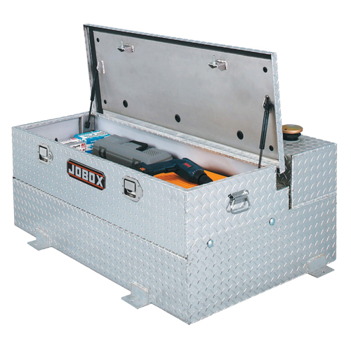 R&eacute;servoir de transfert pour carburant & coffre en aluminium, Aluminium, Capacit&eacute; 74 gal., Argent Cantin et fils