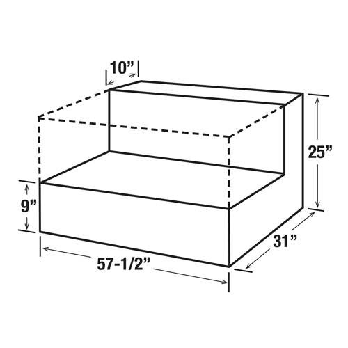R&eacute;servoir de transfert pour carburant en aluminium, Aluminium, Capacit&eacute; 100 gal., Argent Cantin et fils