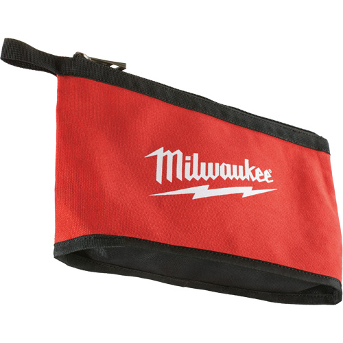 Zipper Pouch, Canvas, 1 Pockets, Black/Red Cantin et fils