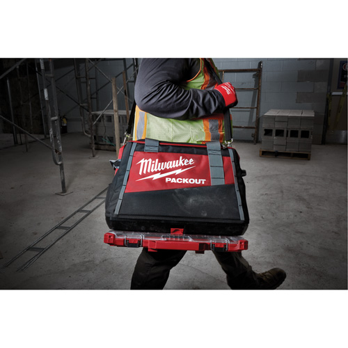 Packout Tool Bag, Ballistic Nylon, 8 Pockets, Black/Red Cantin et fils