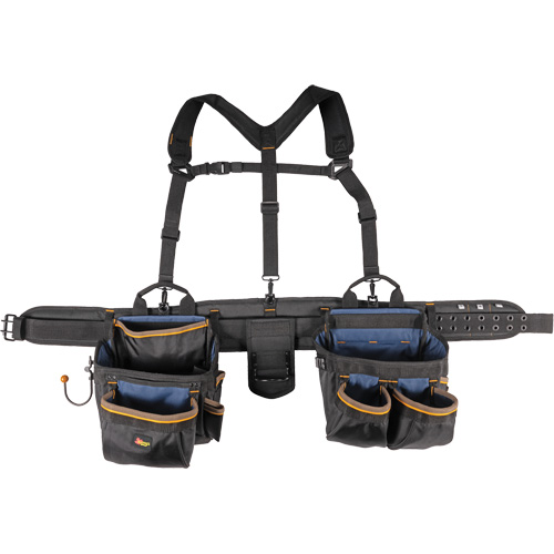 Ceinture &agrave; outils de luxe, Polyester, Noir Cantin et fils