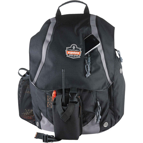 Arsenal&reg; 5143 Tool Backpack, 15" L x 8" W, Black, Polyester Cantin et fils