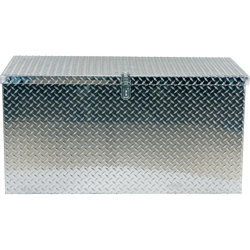 Aluminum Treadplate Portable Tool Box, 25-1/16" D x 49-1/4" W x 24" H, Silver Cantin et fils