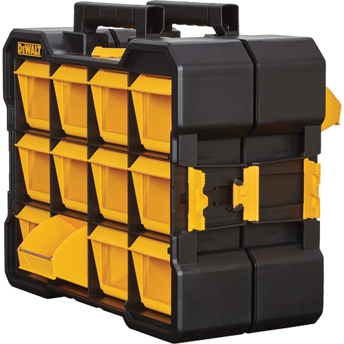 Organisateur Flip-Bin, 3-7/8" la x 17-3/4" p x 13-7/8" h, Noir/Jaune Cantin et fils