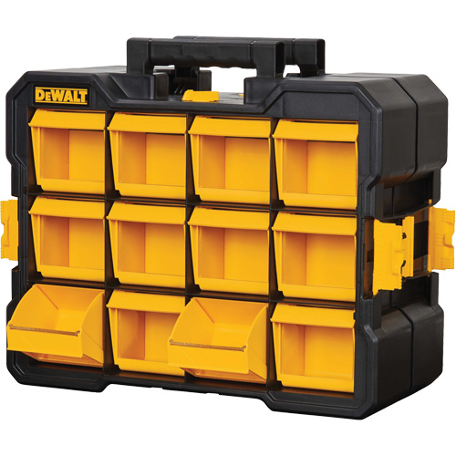Organisateur Flip-Bin, 3-7/8" la x 17-3/4" p x 13-7/8" h, Noir/Jaune Cantin et fils