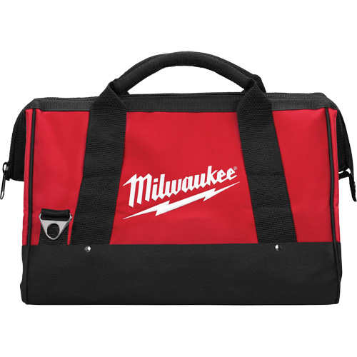 Soft Sided Contractor's Bag, Black/Red Cantin et fils