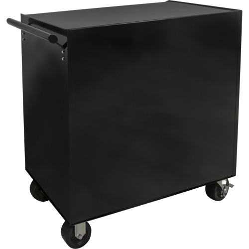 Chariot &agrave; outils industriel, 6 tiroirs, 39" la x 20-4/5" p x 38-1/2" h, Noir Cantin et fils