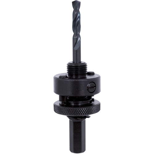 Mandrin de scie-cloche &agrave; tige hexagonale M45P, 1-1/4" - 6", 7/16" Tige Cantin et fils