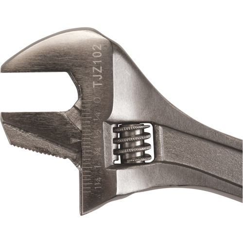 Adjustable Wrench, 10" L, 1-3/8" Max Width, Black Cantin et fils