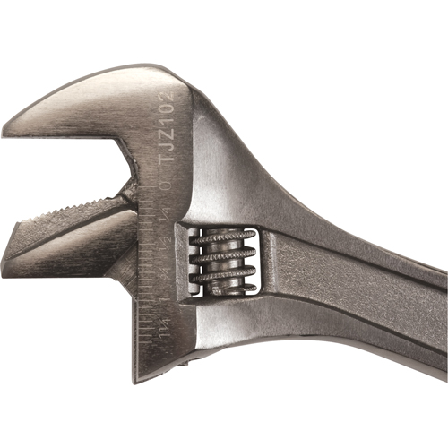 Adjustable Wrench, 10" L, 1-3/8" Max Width, Black Cantin et fils