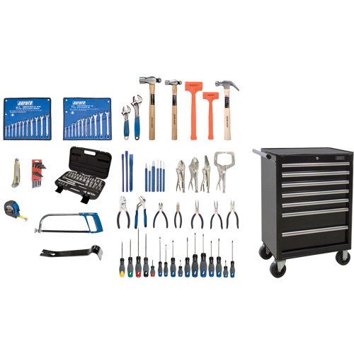 Intermediate Tool Set with Steel Chest, 112 Pieces Cantin et fils