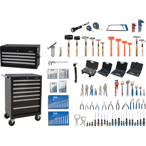 Master Tool Set with Steel Chest and Cart, 236 Pieces Cantin et fils
