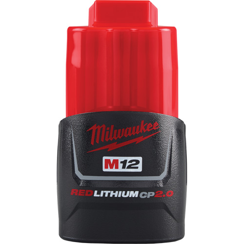 M12 Redlithium 2.0 Battery, Lithium-Ion, 12 V, 2 A Cantin et fils