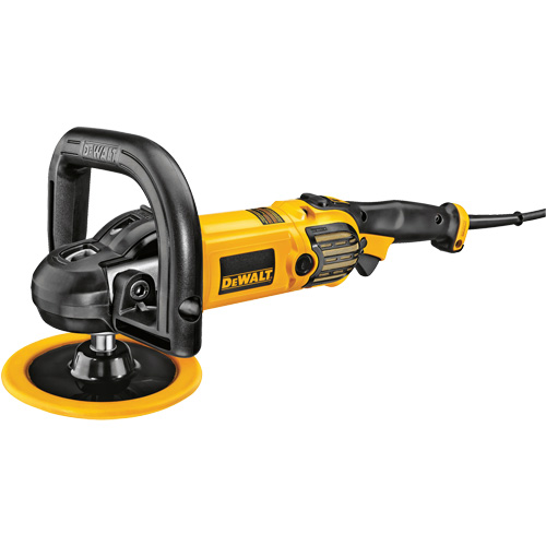Variable Speed Polisher with Soft Start, 9"/7" Pad, 120 V, 12 A, 0-3500 RPM Cantin et fils
