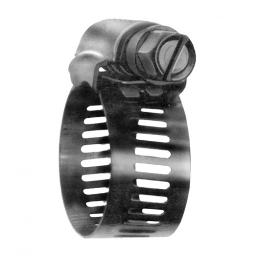 Hose Clamps - Stainless Steel Band & Screw, Min Dia. 0.563, Max Dia. 1-1/4" Cantin et fils