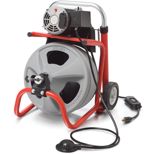 K-400 Drain Cleaning Machine with C-31 IW Cable, Electric, 3/8" Cantin et fils