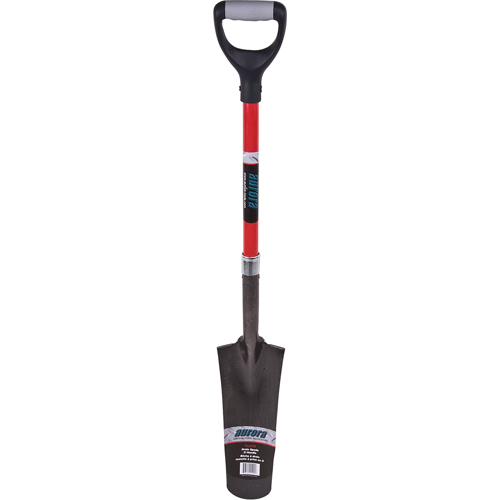 Heavy-Duty Drain Spade, Carbon Steel, 14" x 5-1/2" Blade, 29" L, D-Grip Handle Cantin et fils