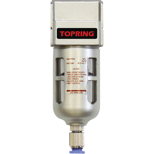 Filtreurs, Modulaire, 3/8" NPTF, Drain Semi-automatique, Pour Eau Cantin et fils