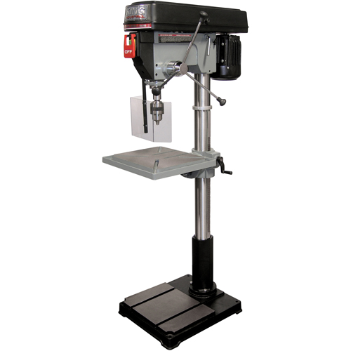 Perceuses &agrave; colonne de plancher, 22", Mandrin 3/4", 4200 tr/min Cantin et fils