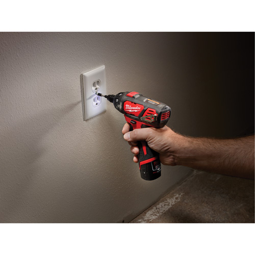Tournevis hexagonal M12, 1/4", 12 V, 175 lb-pi couple max., Lithium-ion bloc-pile Cantin et fils