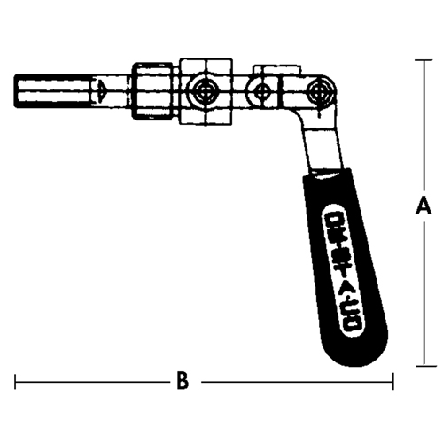 Crampons articul&eacute;s droits - S&eacute;rie 601, Capacit&eacute; de 5/8" (15,875 mm), Force de serrage de 100 lb Cantin et fils
