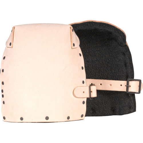 Hard Shell Knee Pads, Buckle Style, Leather Caps, Foam Pads Cantin et fils