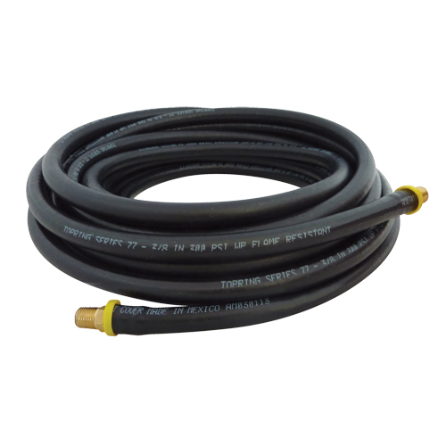 Topflex Lock-On Hoses, Air/Water, Rubber, 1/4" Dia., 500' Cantin et fils