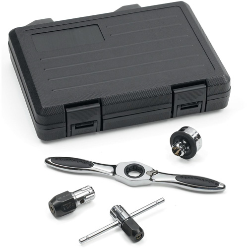Jeu d'accessoires pour taraud &agrave; cliquet & tourne-fili&egrave;re , 5 Morceaux Cantin et fils