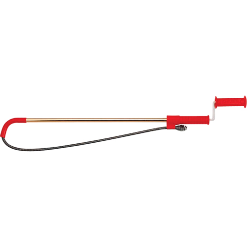 Toilet Auger No.K-6 DH with Head, Manual, Drop, 6' Cable Length Cantin et fils