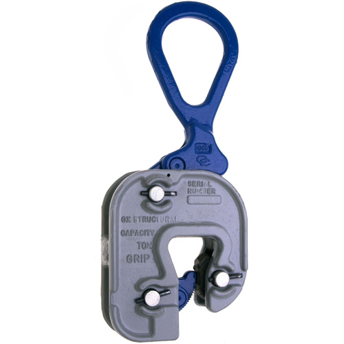 GX Structural Short Leg Plate Clamp, 4000 lbs. (2 tons), 1/16" - 7/8" Jaw Opening Cantin et fils
