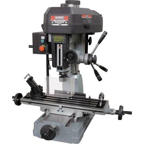 Machines &agrave; fraiser & &agrave; percer, 12 vitesses, Cap. De forage 1-1/4" Cantin et fils