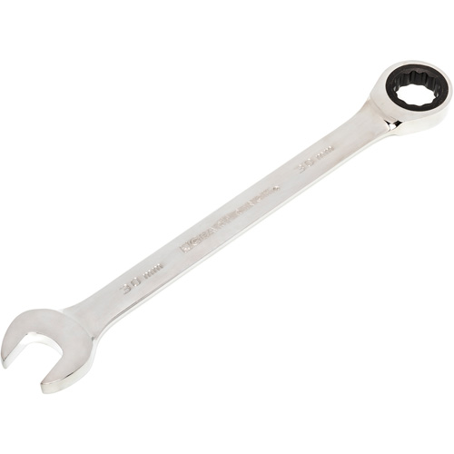 72-Tooth Ratcheting Combination Wrench, 12 Point, 30 mm, Chrome/Polished Finish Cantin et fils
