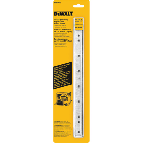 12-1/2" Disposable Reversible Planer Knives Cantin et fils