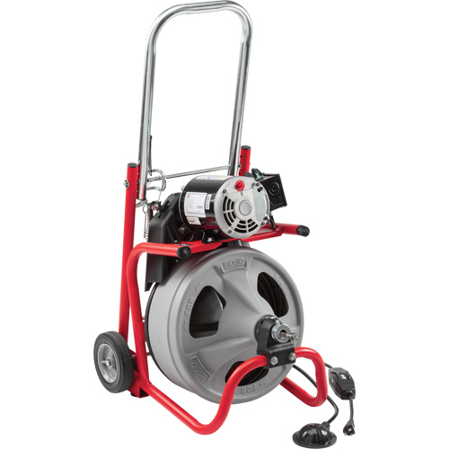 D&eacute;gorgeoir auto-aliment&eacute; K-400 a/c&acirc;ble C-45IW, &eacute;lectrique, 1/2" x 75' et 3/8" x 100' Cantin et fils