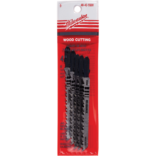 Jigsaw Blade, Bi-Metal, T-Shank, 4" L, 6 TPI Cantin et fils