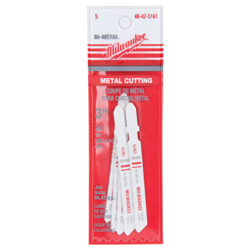 Jigsaw Blade, Bi-Metal, T-Shank, 3" L, 24 TPI Cantin et fils