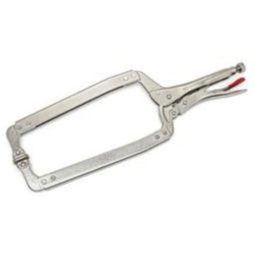 Pince-&eacute;tau en C avec plaquettes pivotantes, Longueur 18", Pinces serre-joints Cantin et fils