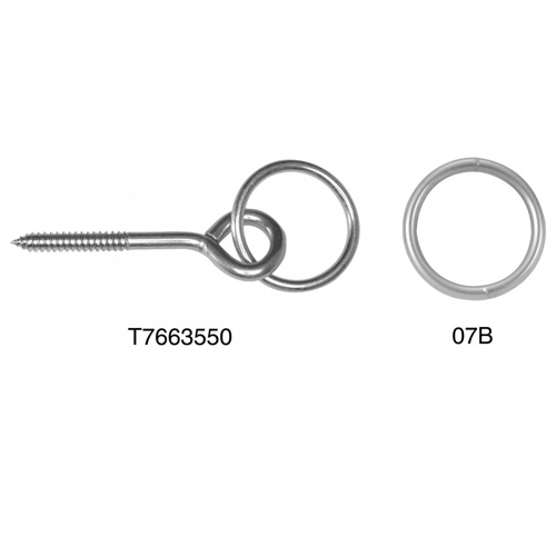 Campbell&reg; Welded Ring, 2", Nickel-Plated Cantin et fils