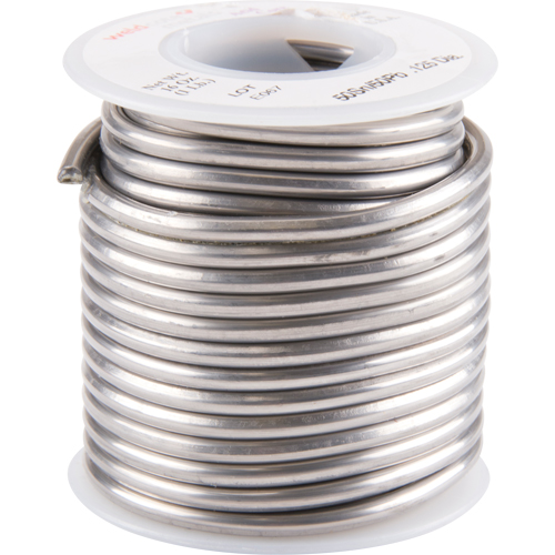 Common Solder, Lead-Based, 50% Tin 50% Lead, Acid Core, 0.125" Dia. Cantin et fils