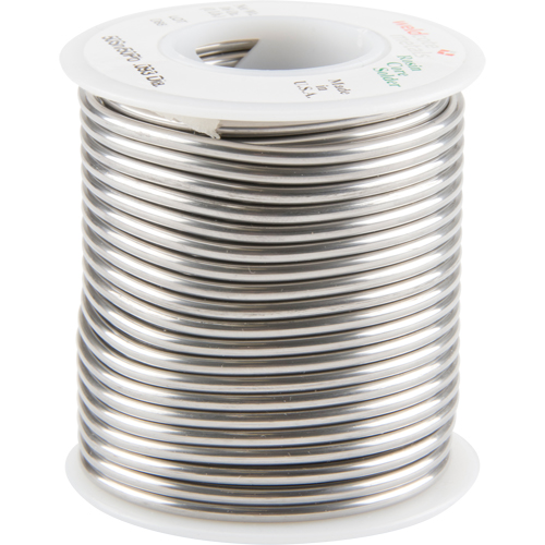 Common Solder, Lead-Based, 50% Tin 50% Lead, Rosin Core, 0.09375" Dia. Cantin et fils
