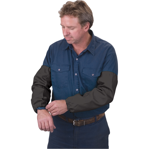 Flame Retardant Sleeves, 18" L, Black Cantin et fils