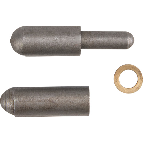 Charni&egrave;re &agrave; souder, 0,315" dia. x 1,575" lo, Acier doux a/goupille fixe en acier Cantin et fils